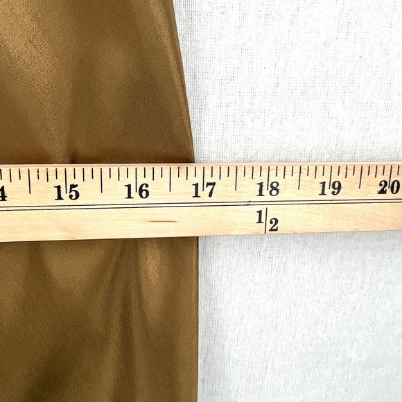 ENZA COSTA Dress Womens Medium Fatigue Satin Bias Slip Maxi Spaghetti Strap NWOT - Picture 14 of 15